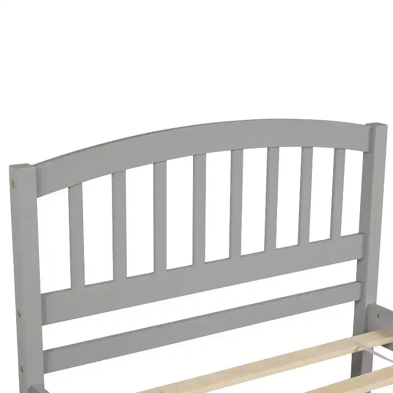 Piattaforma letto gemella con rotelle, Espresso/Grigio/Noce/Bianco, per 2 persone