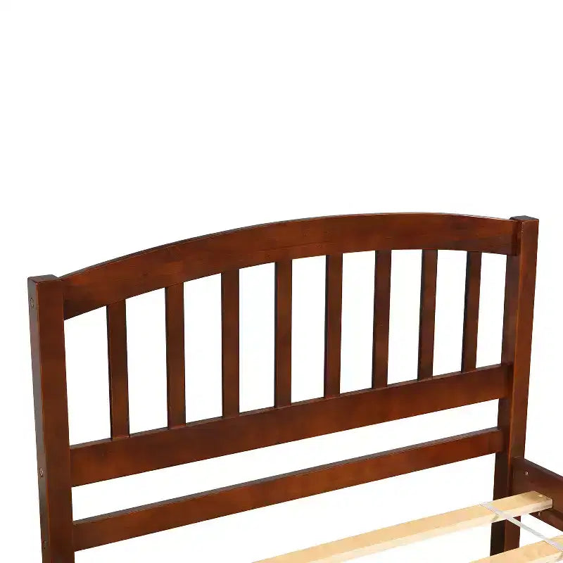 Piattaforma letto gemella con rotelle, Espresso/Grigio/Noce/Bianco, per 2 persone
