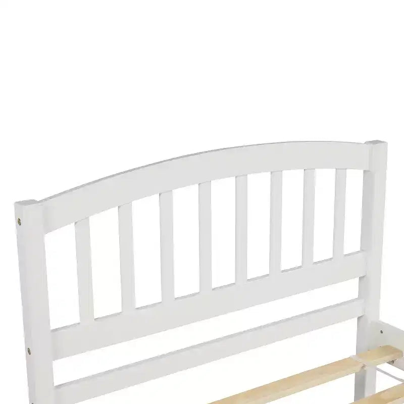 Piattaforma letto gemella con rotelle, Espresso/Grigio/Noce/Bianco, per 2 persone