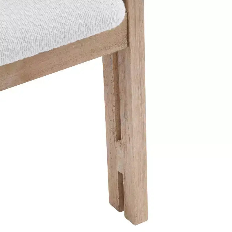 Sedia da pranzo imbottita beige di metà secolo, set da 4